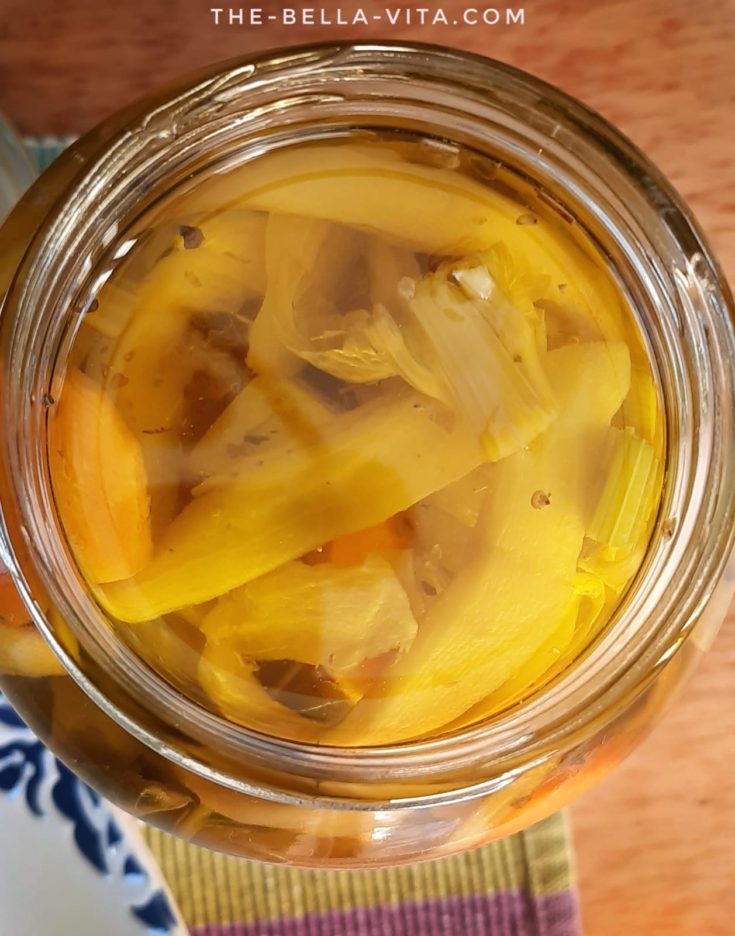 Pickled Aubergines in Olive Oil