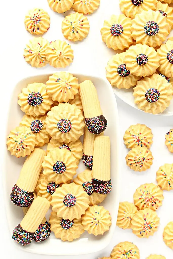 Italian Butter Cookies with different shape