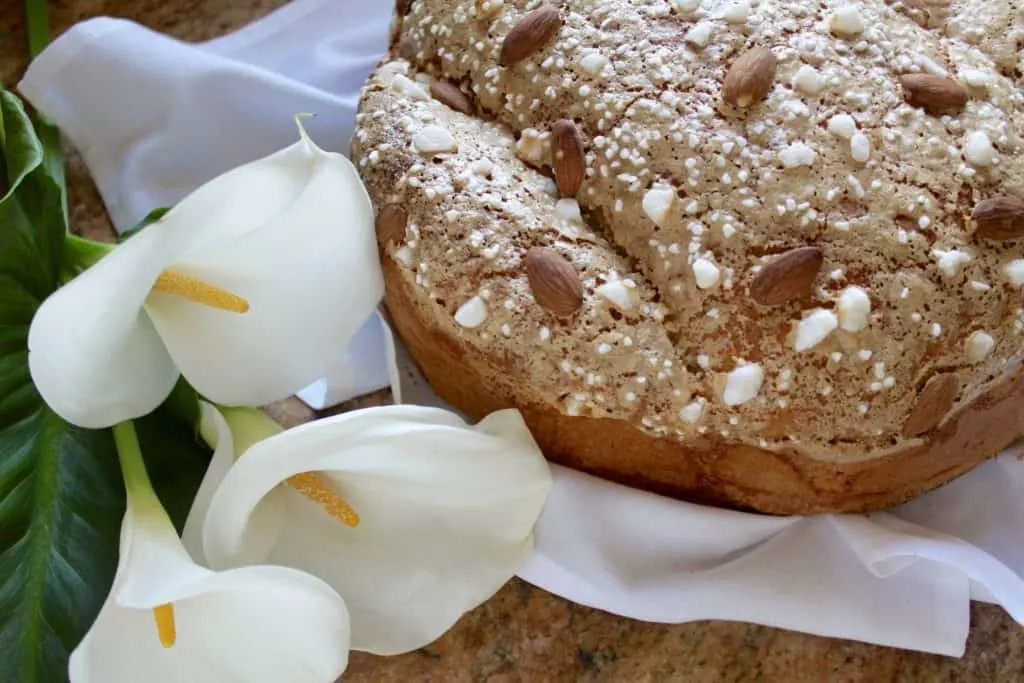 Traditional Italian Dove Bread for Easter