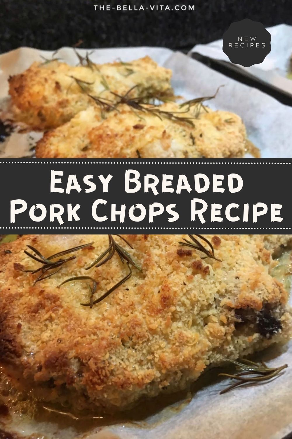 Breaded pork chops recipe