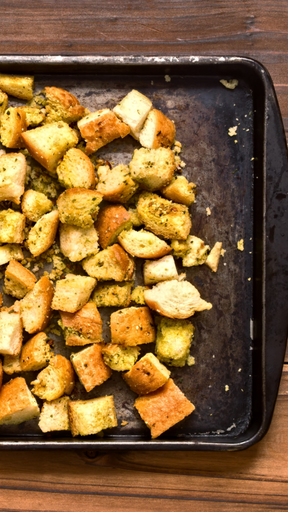 Homemade Croutons  oven