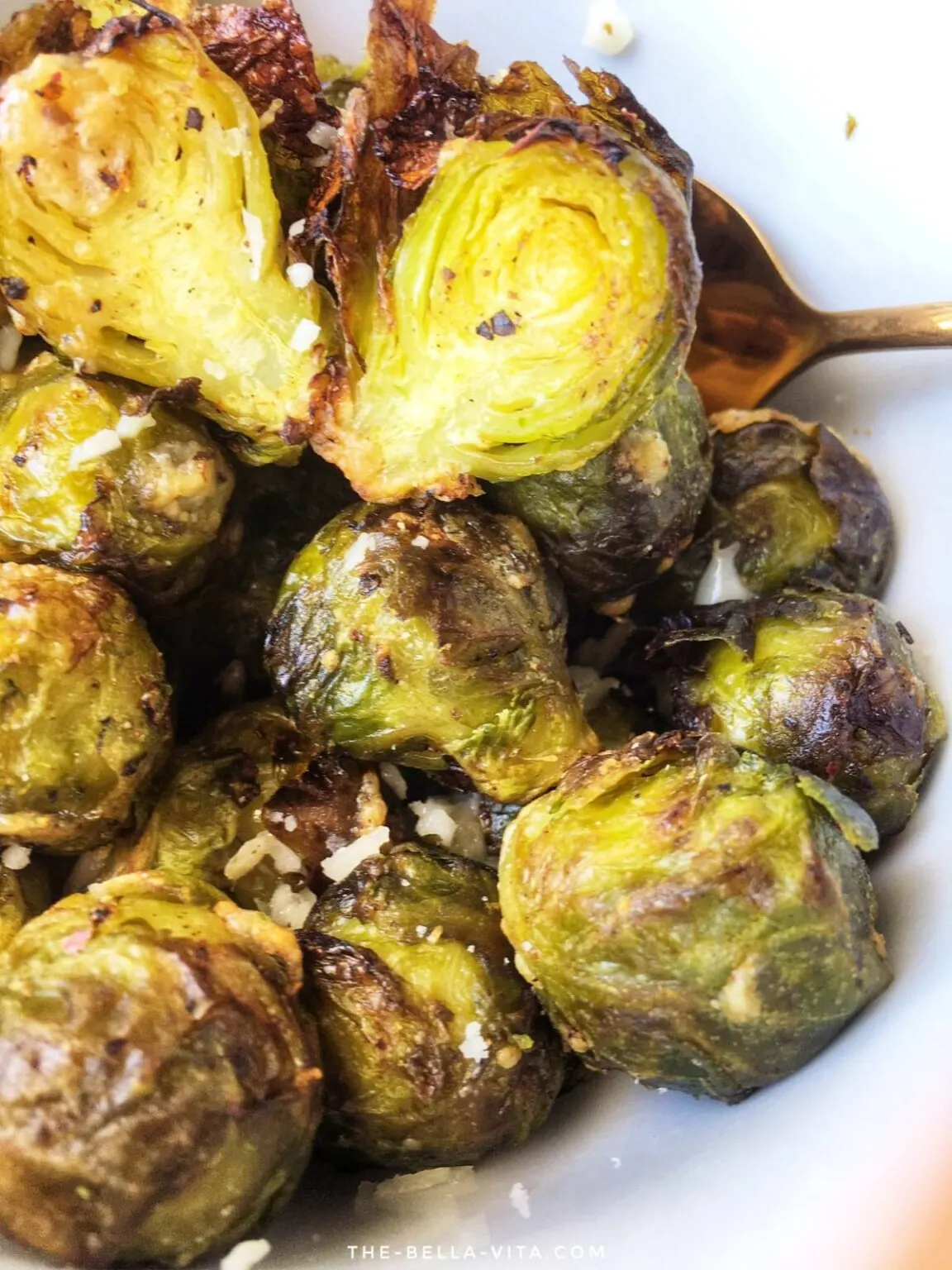 Air Fryer Parmesan Brussels Sprouts - easy air fryer dinner recipes for beginners