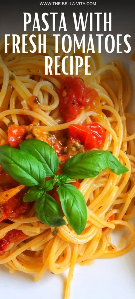 pasta with fresh tomatoes