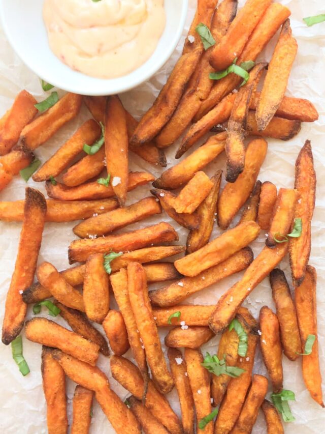 Air Fryer Frozen Sweet Potato Fries