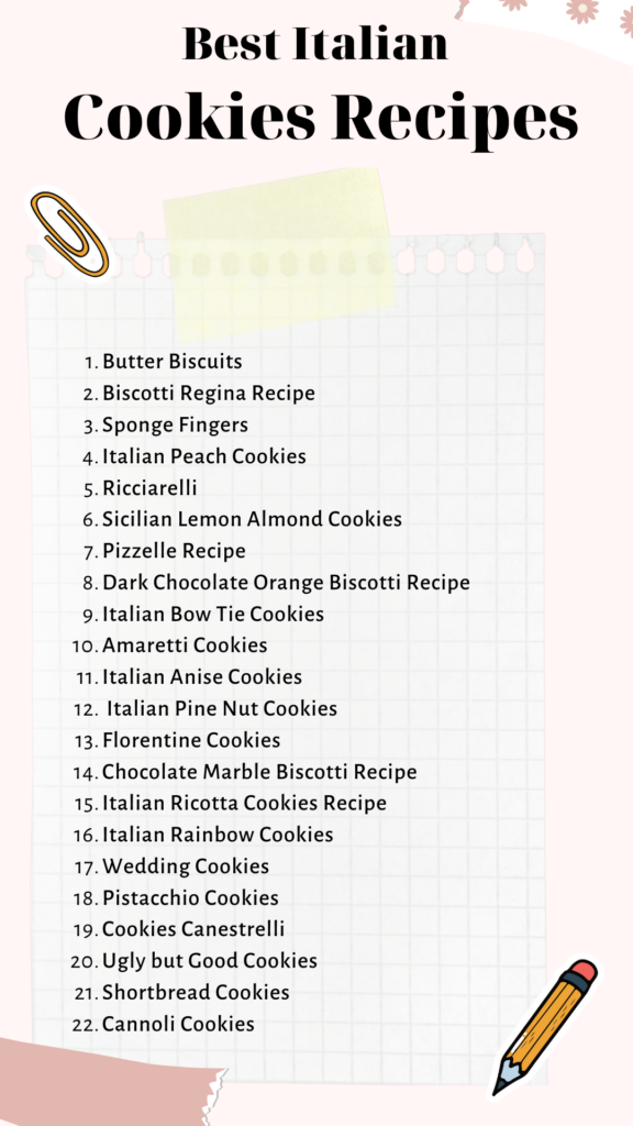Italian cookie recipes