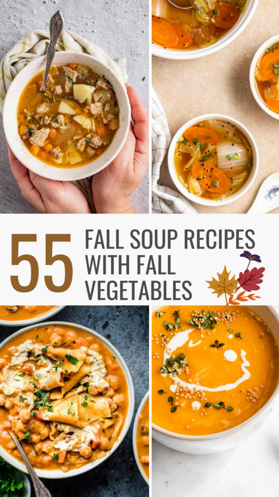 Fall Soup Recipes pin
