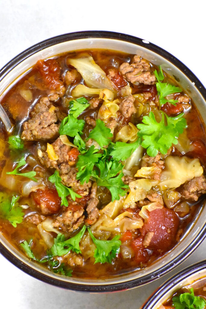 Meaty Cabbage Soup 