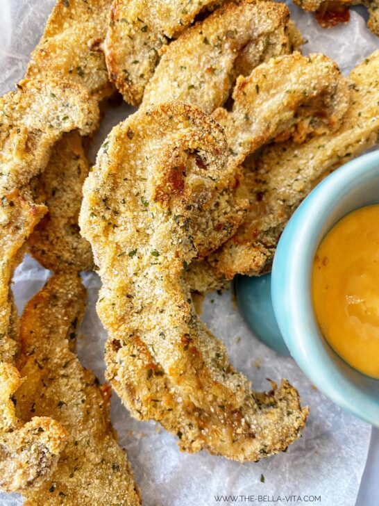 Portobello Mushroom Fries Easy Air Fryer Recipe