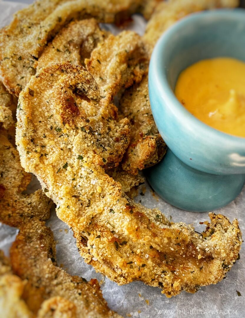 Portobello Mushroom Fries Easy Air Fryer Recipe