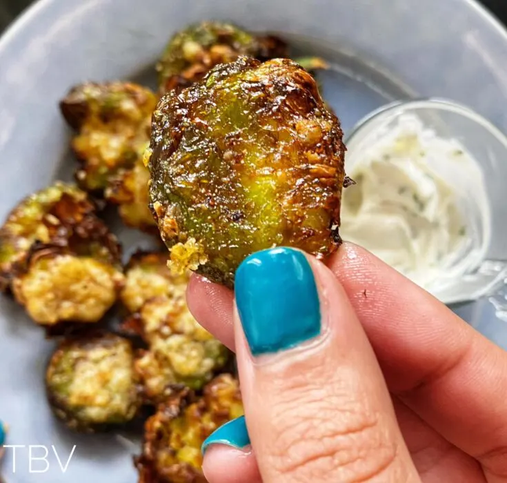 crispy smashed brussels sprouts