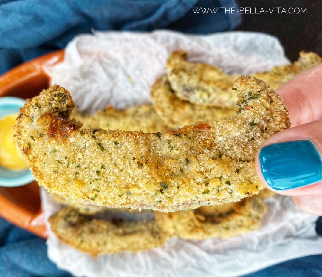 Portobello Mushroom Fries Easy Air Fryer Recipe