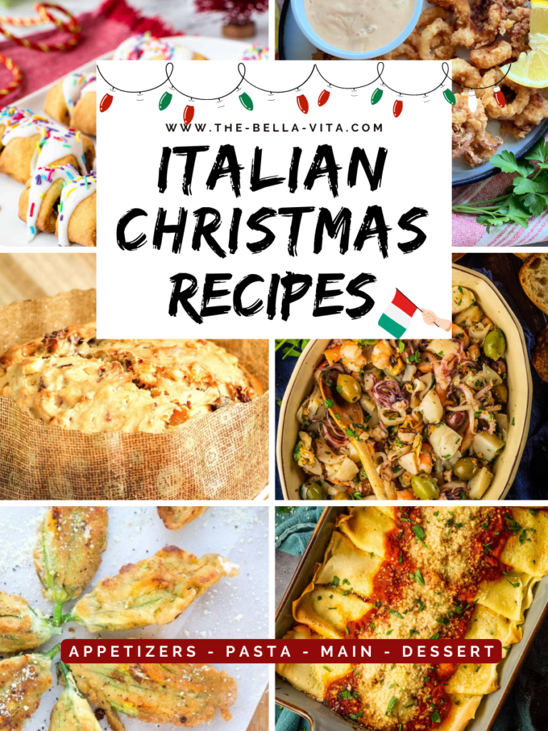 Italy Christmas Food and Drinks 
