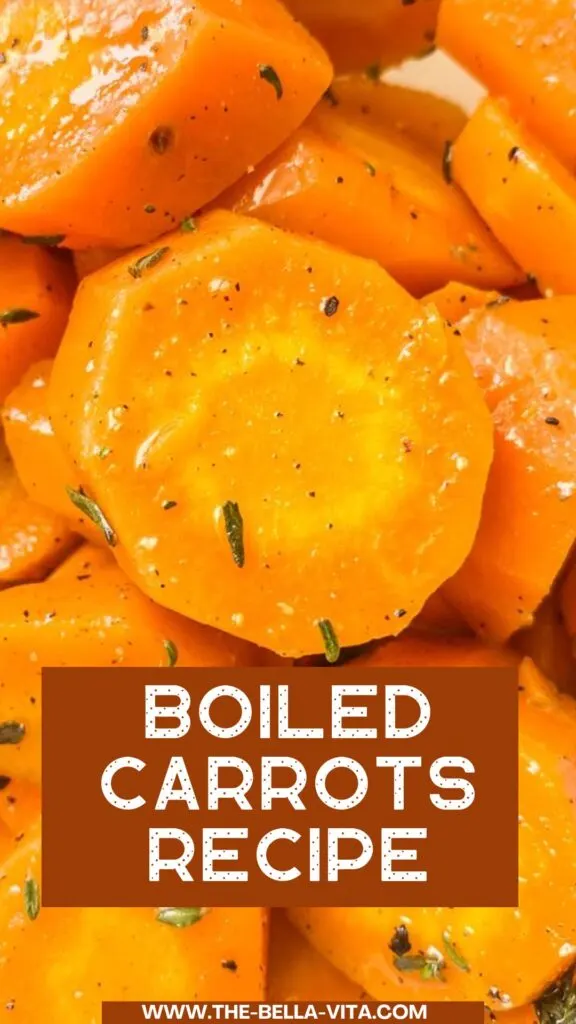 boiled carrots recipe pintarest