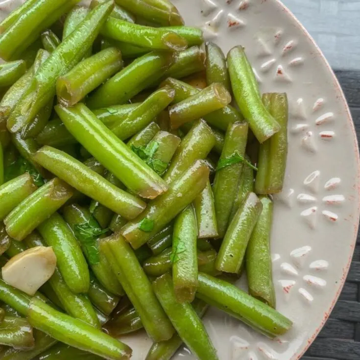 sautéed frozen green beans