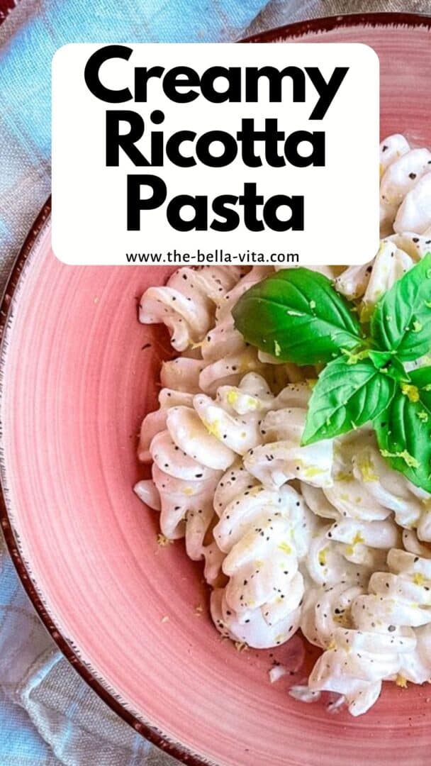Pasta Ricotta Recept Easy and Creamy Ricotta Pasta: Sicilian Recipe