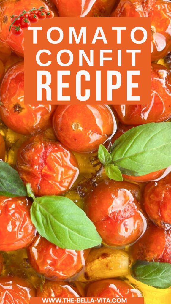 cherry tomato confit recipe pintarest