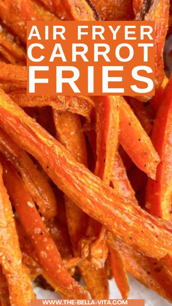 air fryer carrot fries pintarest