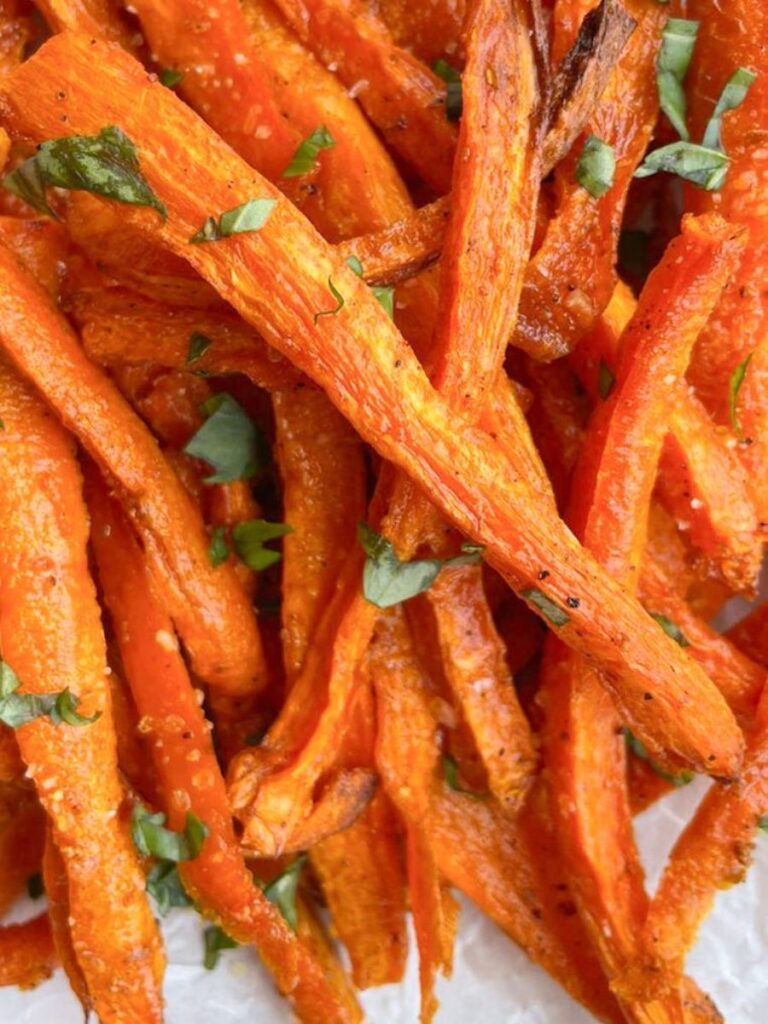 crispy air fryer carrot fries