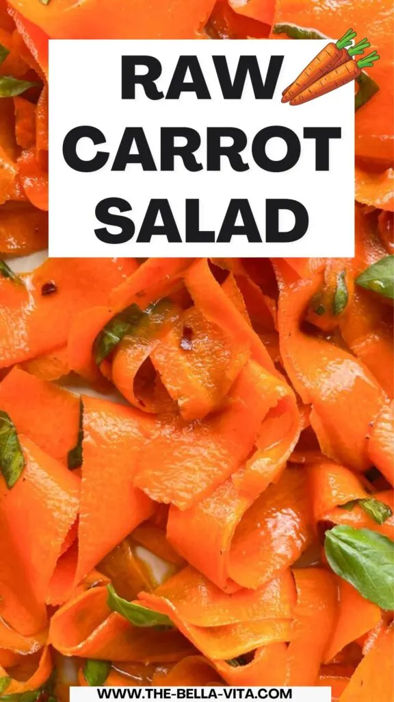 raw carrot salad recipe pintarest