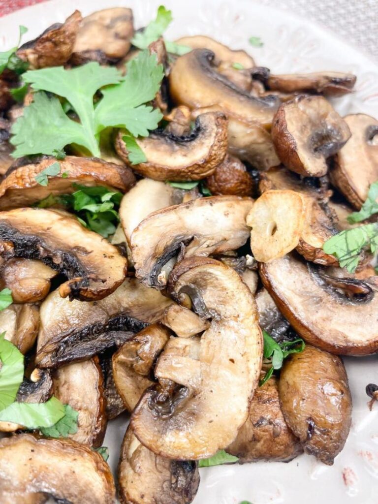air-fried mushrooms 