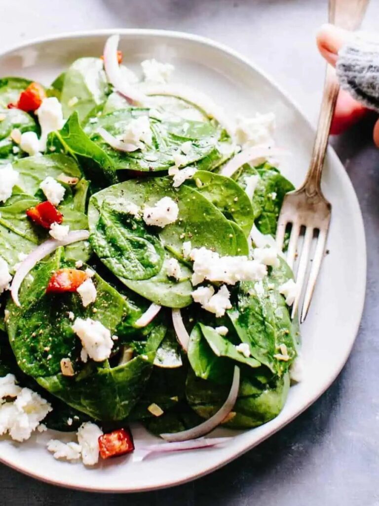 Spinach Salad with Pancetta
