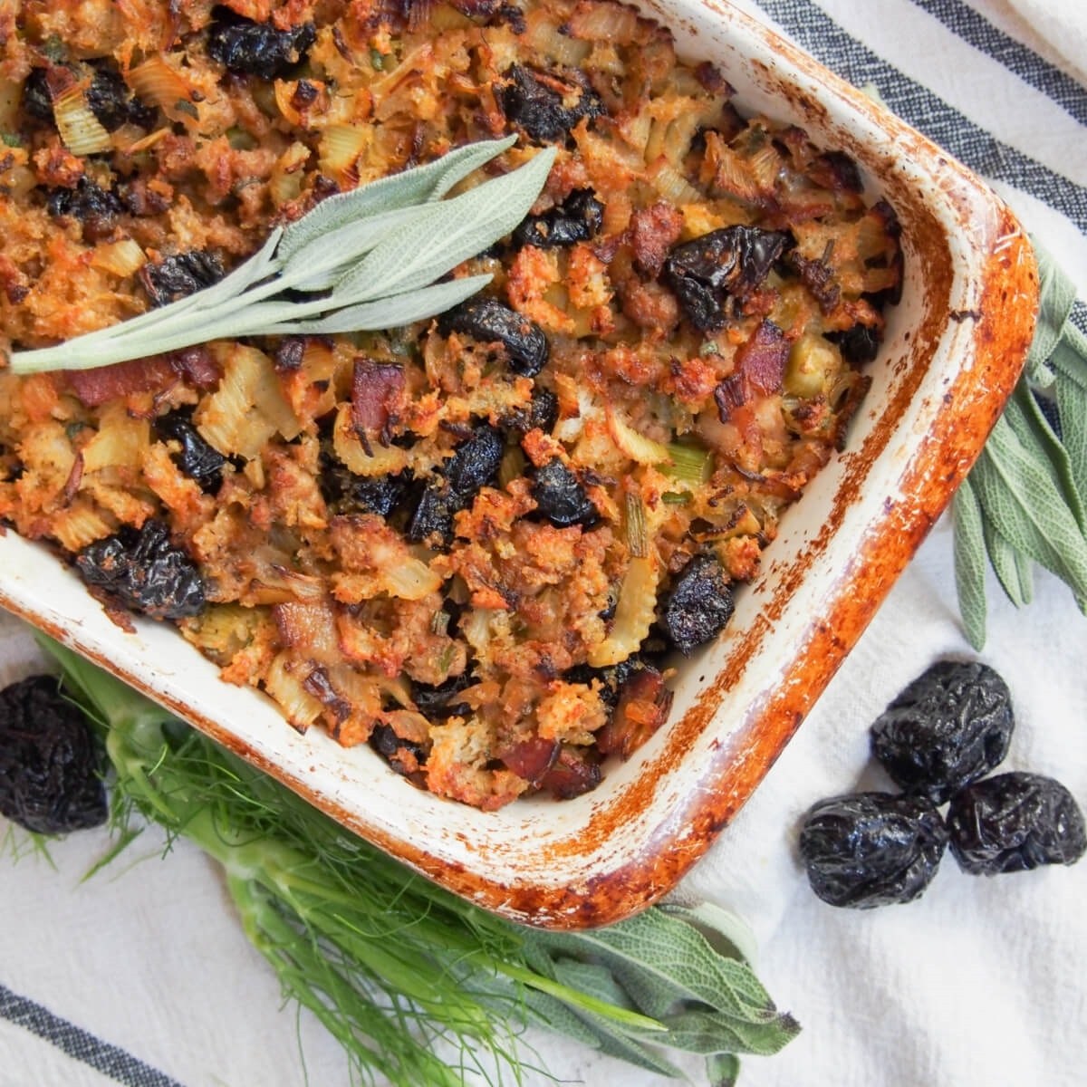 Fennel Prune And Pork Stuffing Fennel Prune And Pork Stuffing