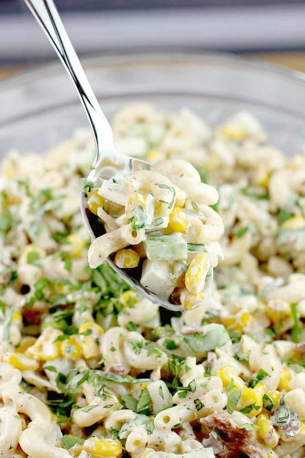 Cajun Maque Choux Macaroni Salad