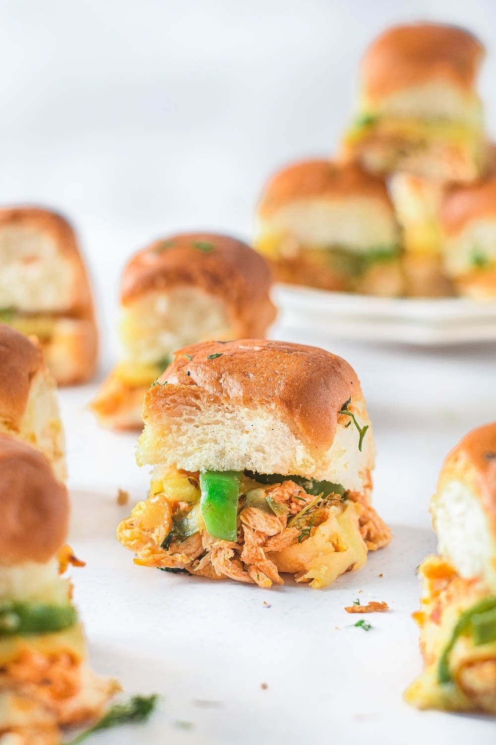 Easy Buffalo Chicken Sliders