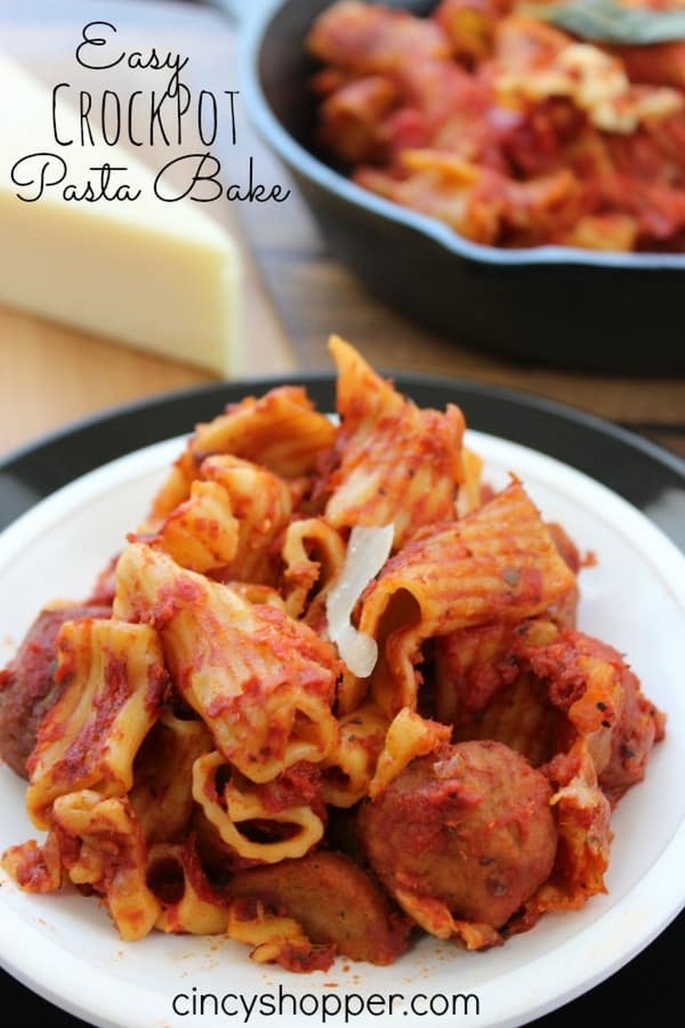 Easy Crockpot Pasta Bake Recipe