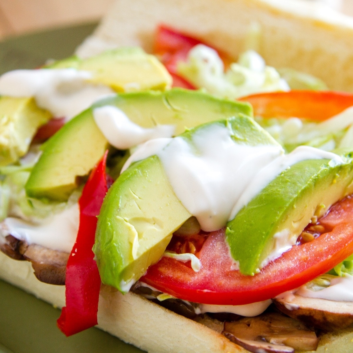 Hot Vegetarian Italian Sub Hot Vegetarian Italian Sub