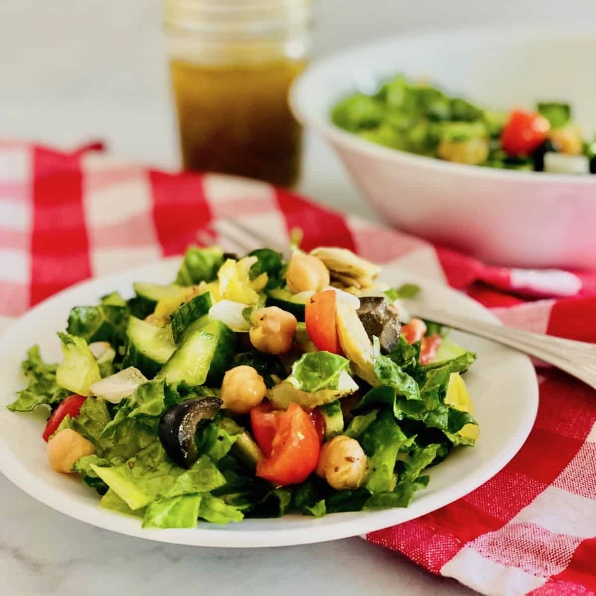 Vegan Italian Chopped Salad Vegan Italian Chopped Salad