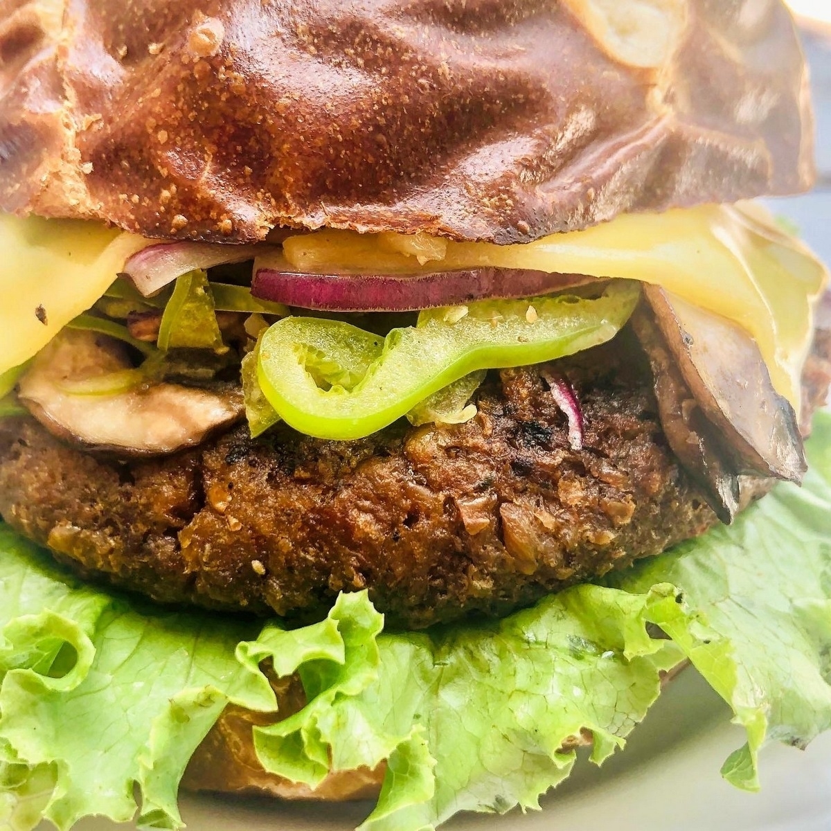Vegan Italian Sausage Burgers Vegan Italian Sausage Burgers