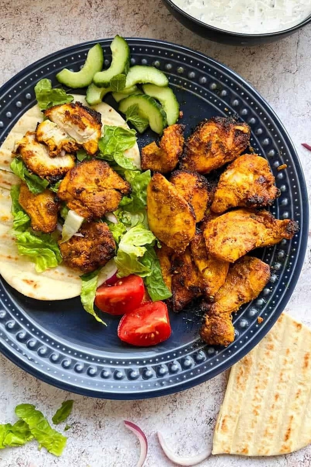 Air Fryer Chicken Shawarma