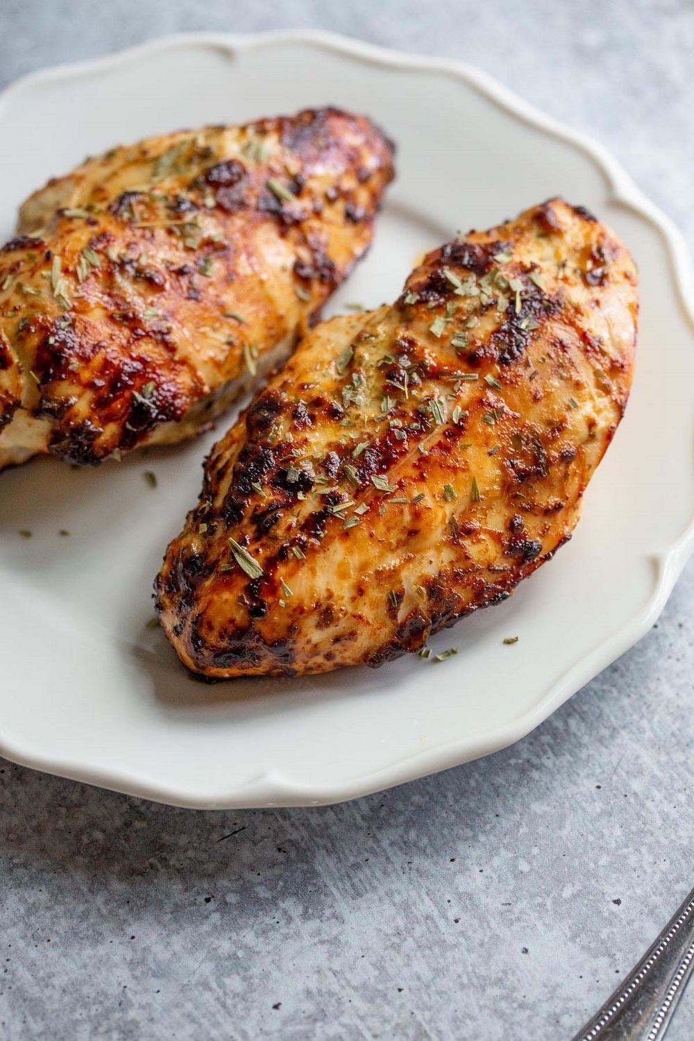 Air Fryer Honey Dijon Chicken Breasts