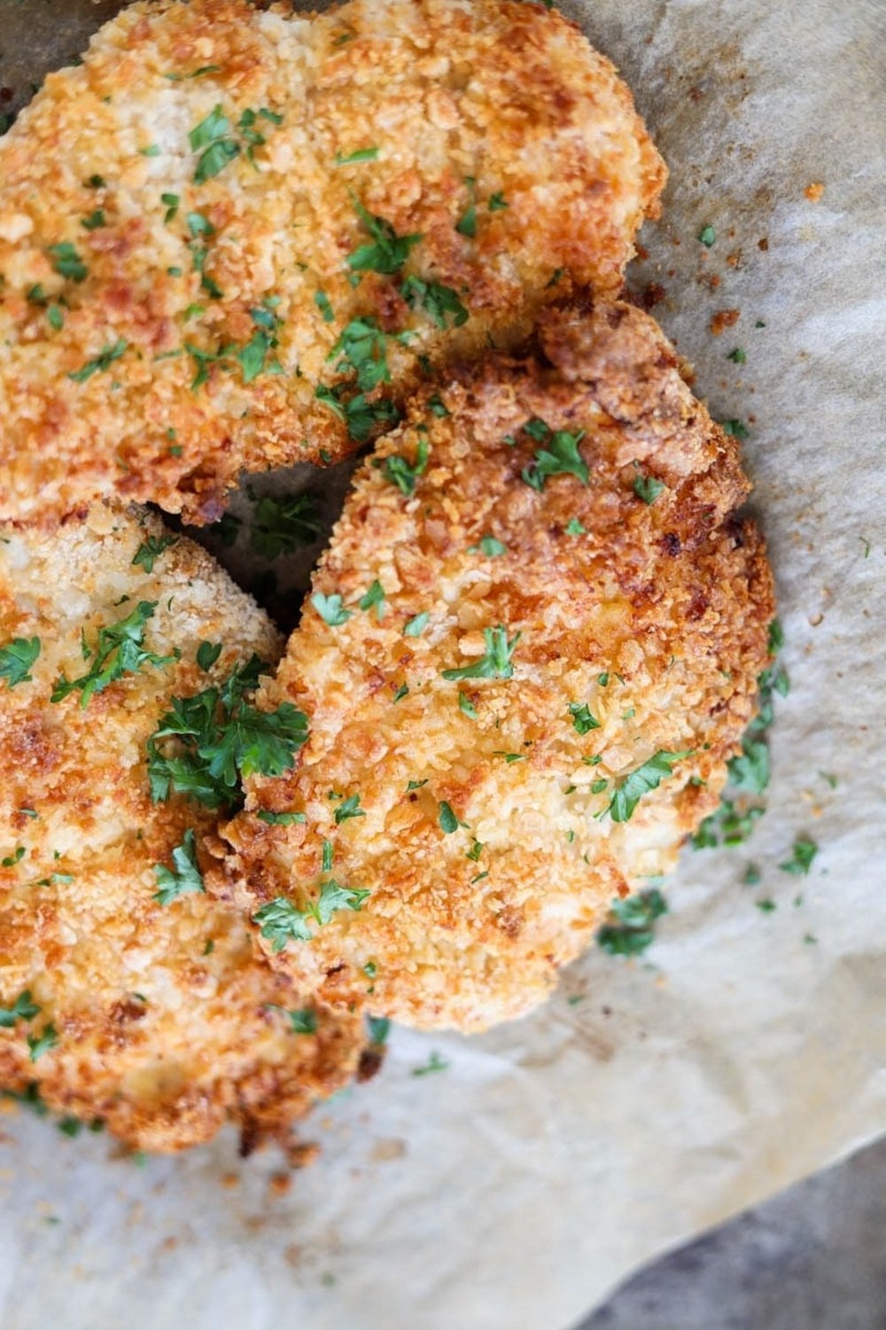 Air Fryer Panko Chicken Cutlets