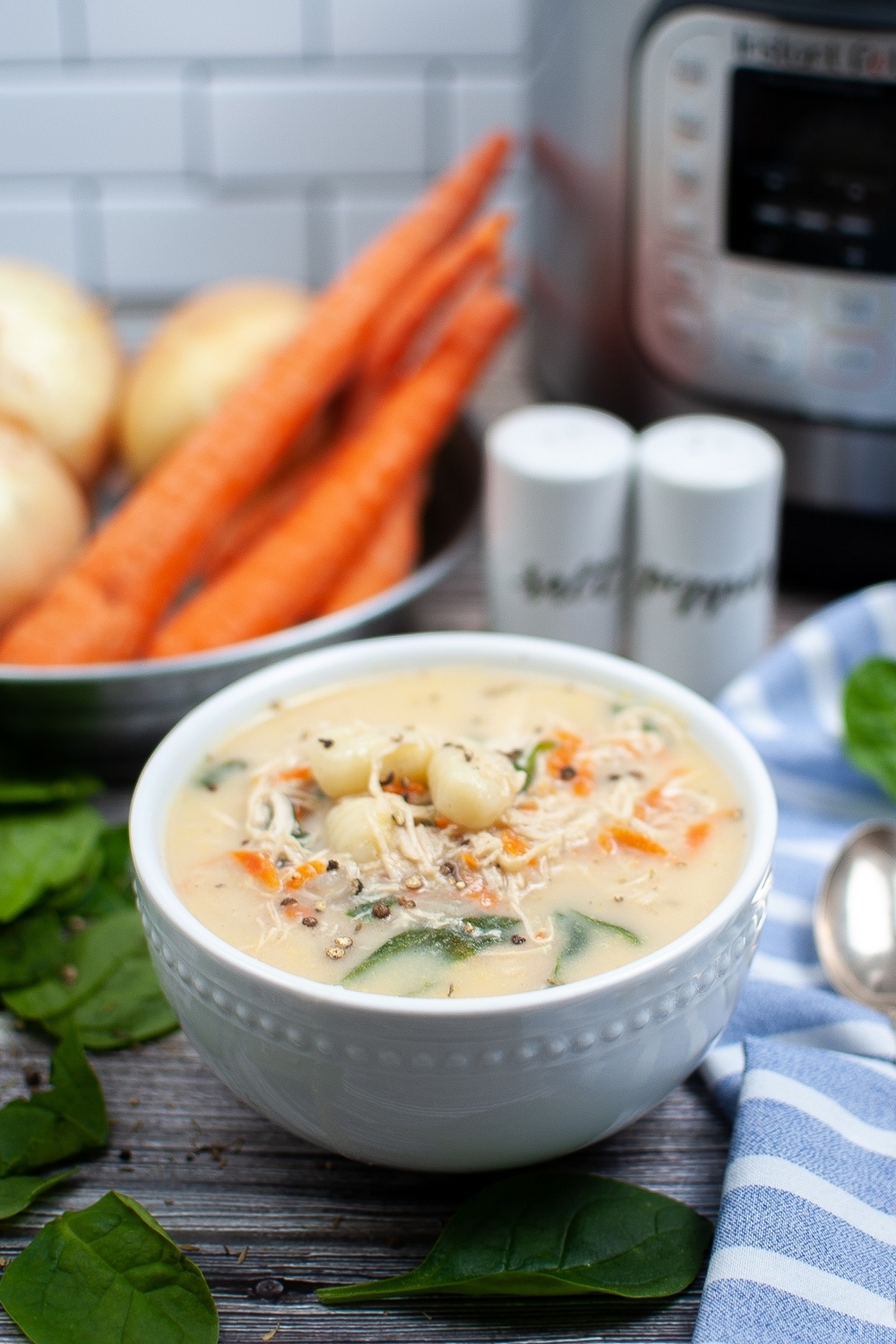 Instant Pot Chicken Gnocchi Soup