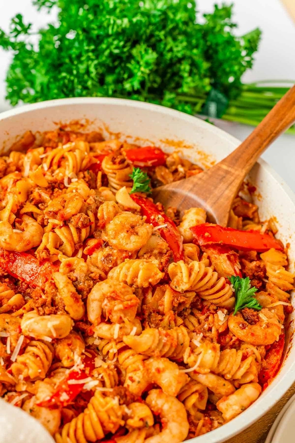 Shrimp And Sausage Pasta