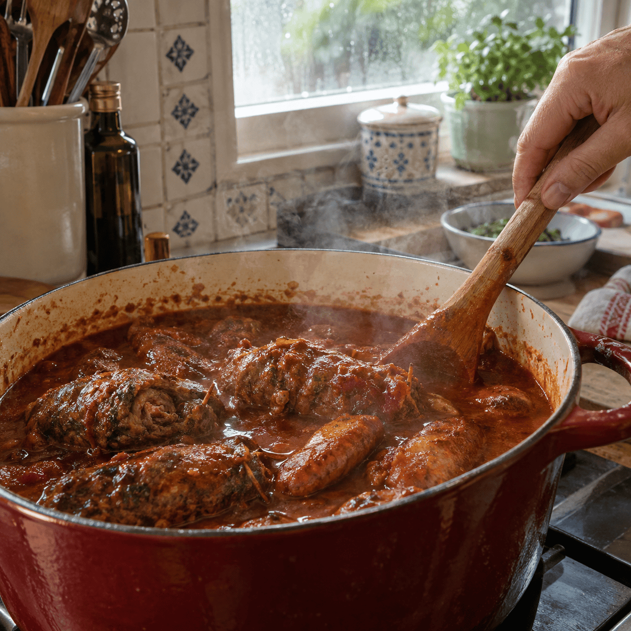 Sunday Gravy Goes Back to the All-Day Simmer
