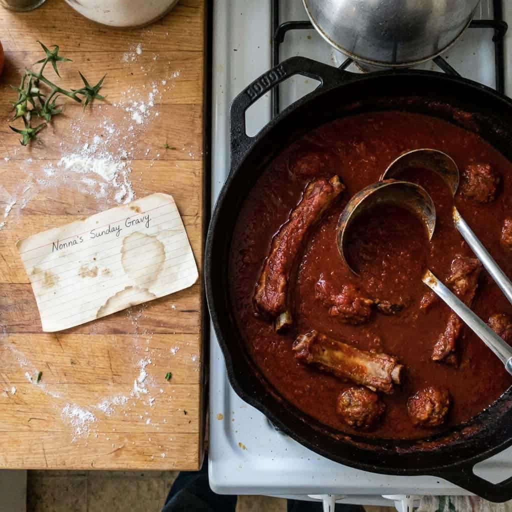 It's gravy. Or sauce. And we're not settling it today