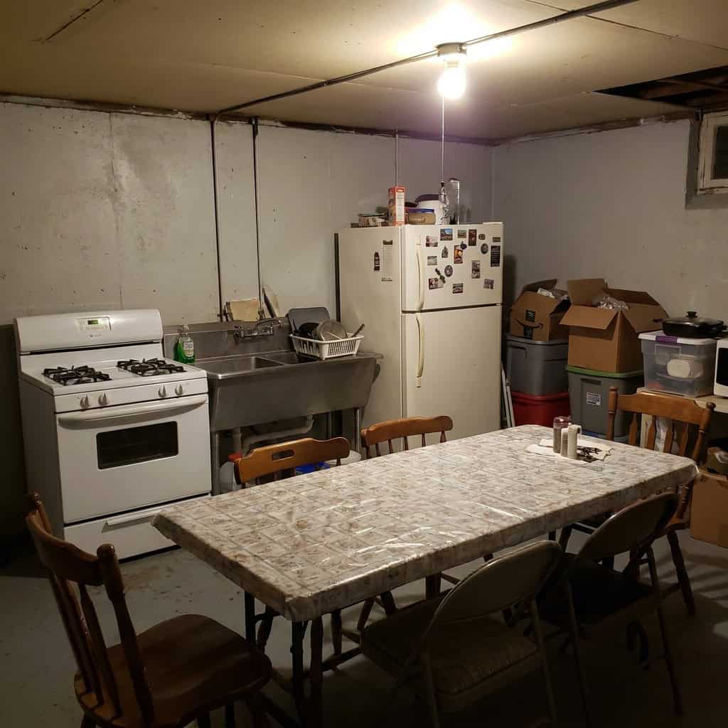The Second Kitchen in the Basement