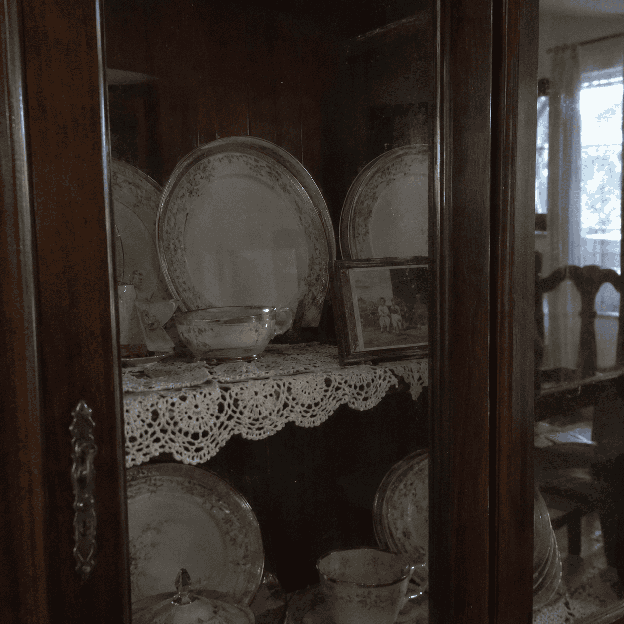 The good dishes are for company, and company is rare