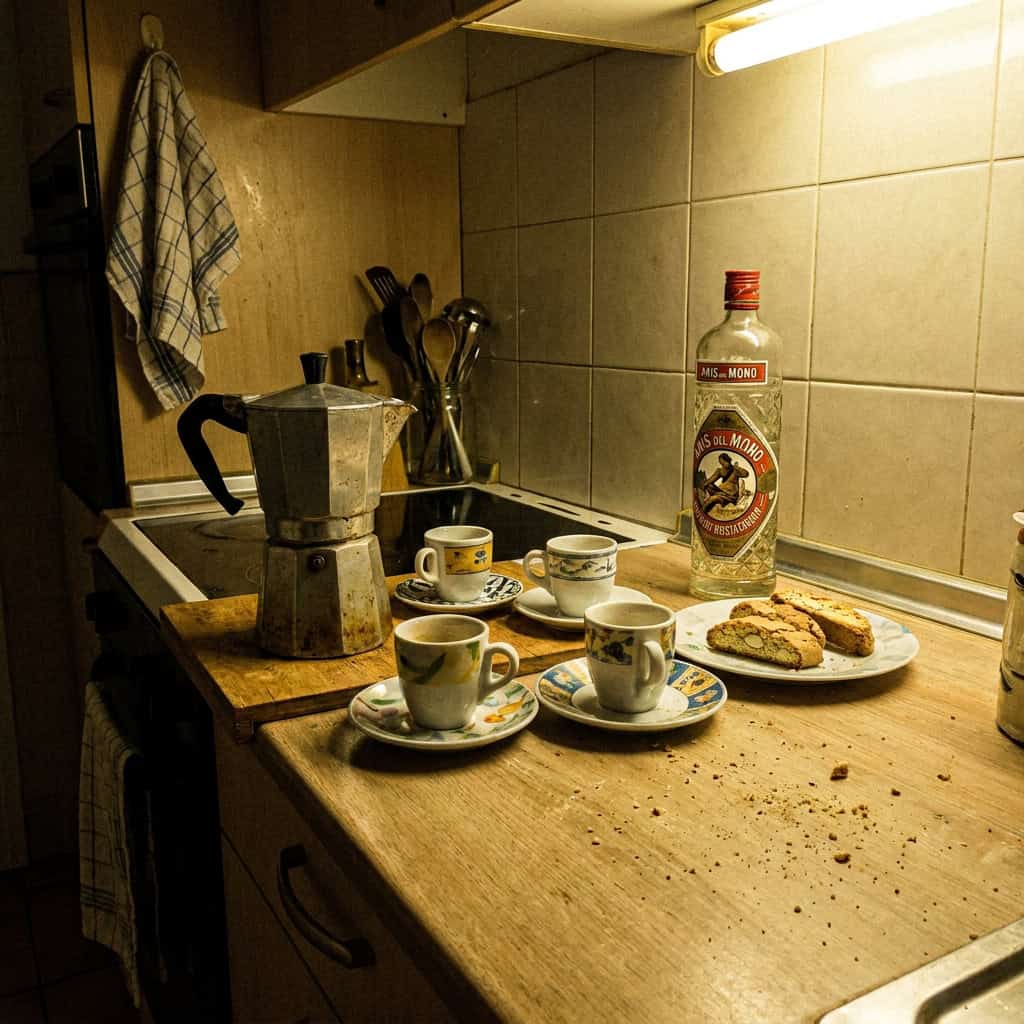 Nobody leaves before coffee