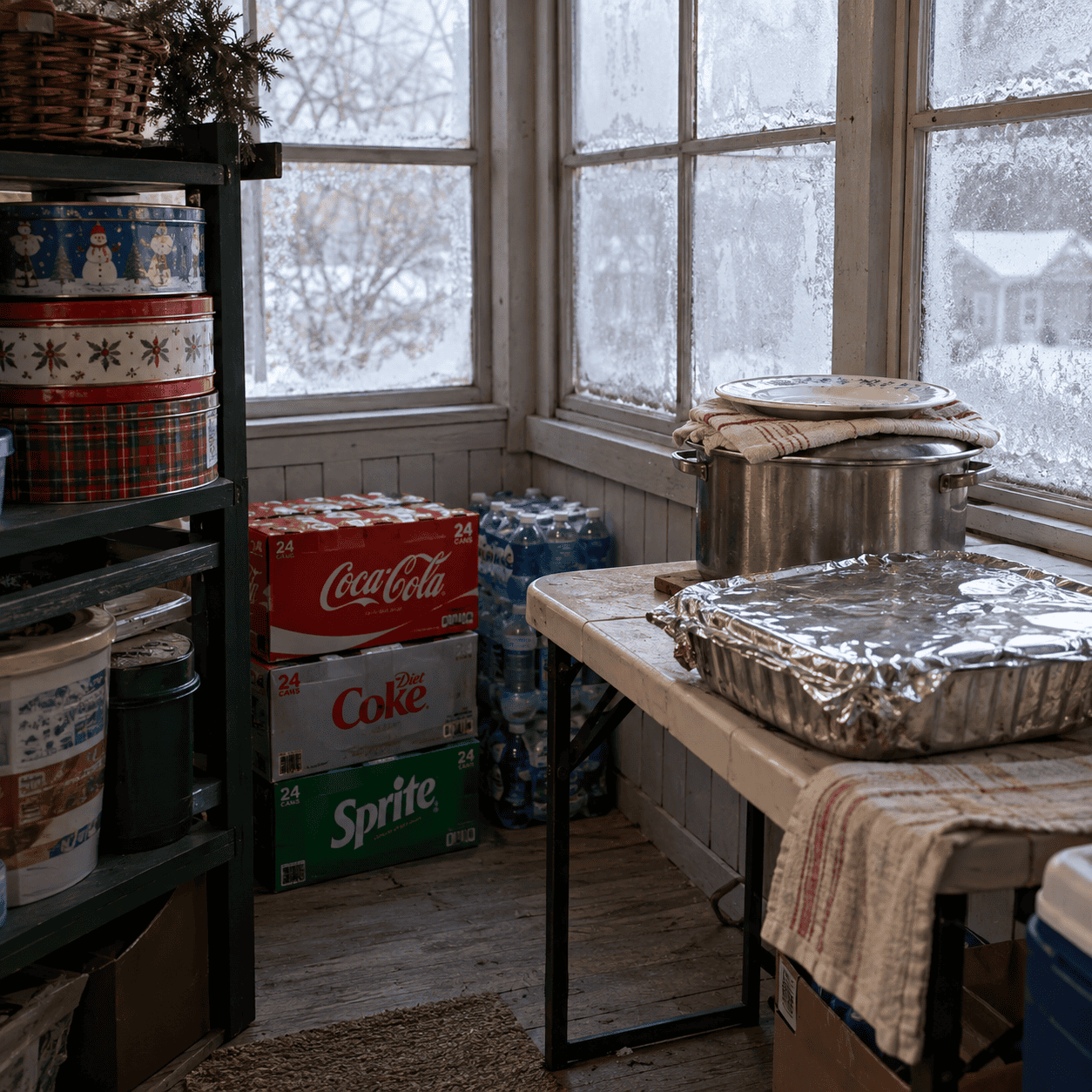 The Unheated Porch Becomes a Second Refrigerator