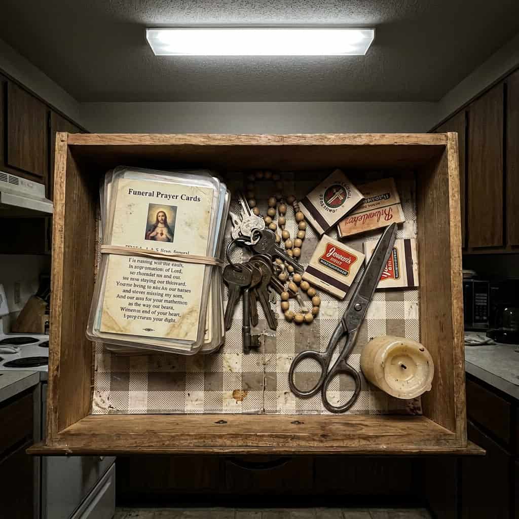 The Drawer of Mass Cards and Mystery Keys