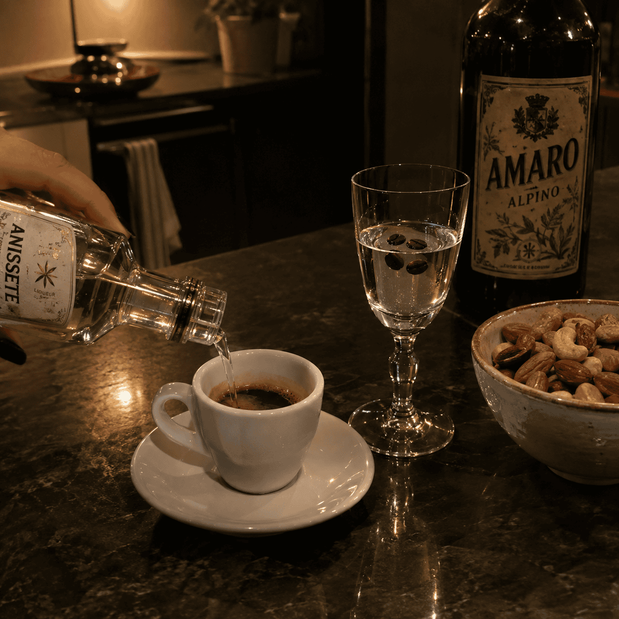 Anisette Appears in the Coffee