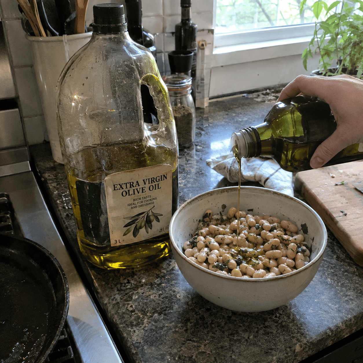 Olive oil is for finishing, not just for cooking