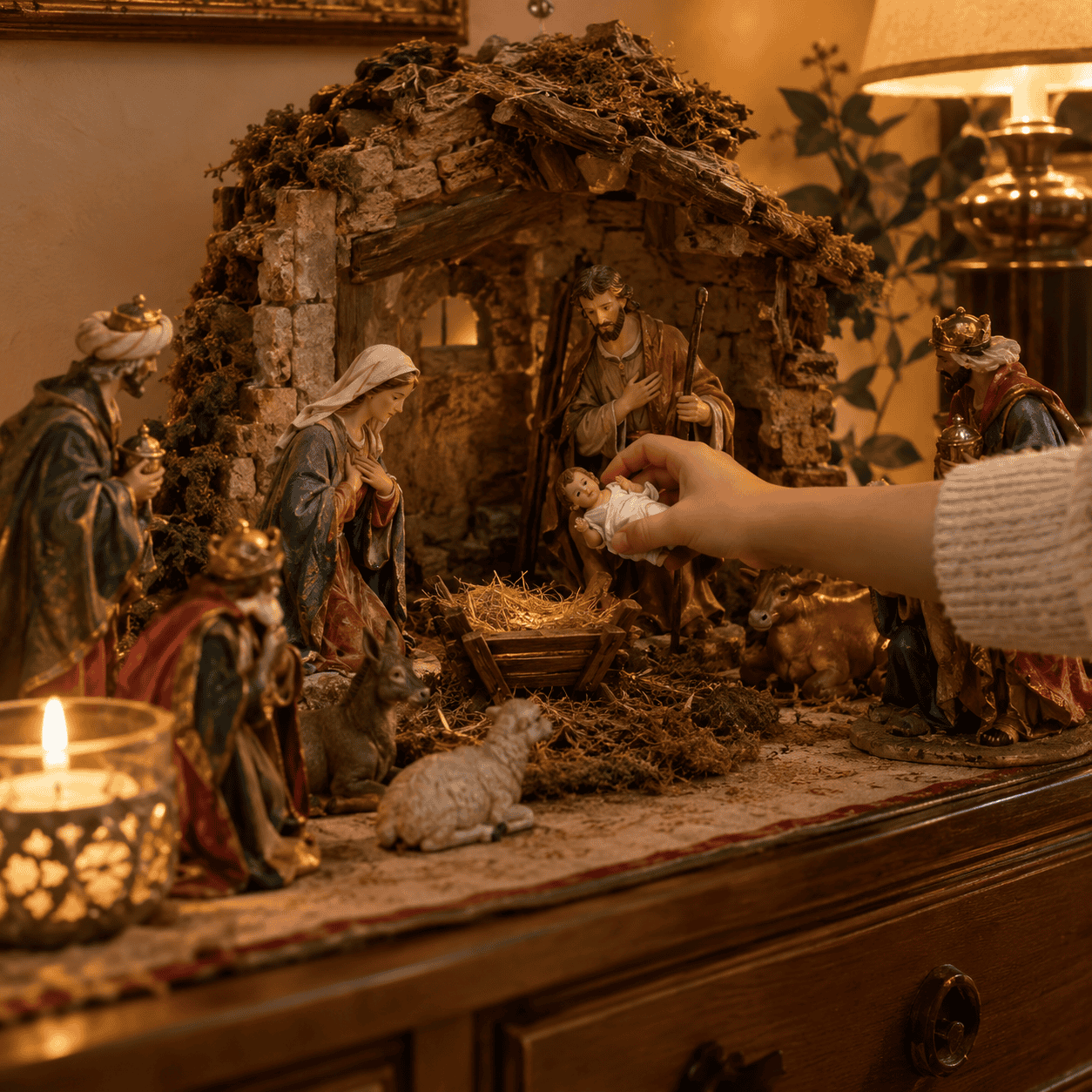 The Bambinello Doesn't Go in the Manger Until Midnight