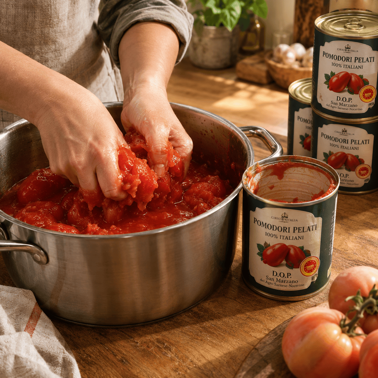 Using pale winter tomatoes for sauce