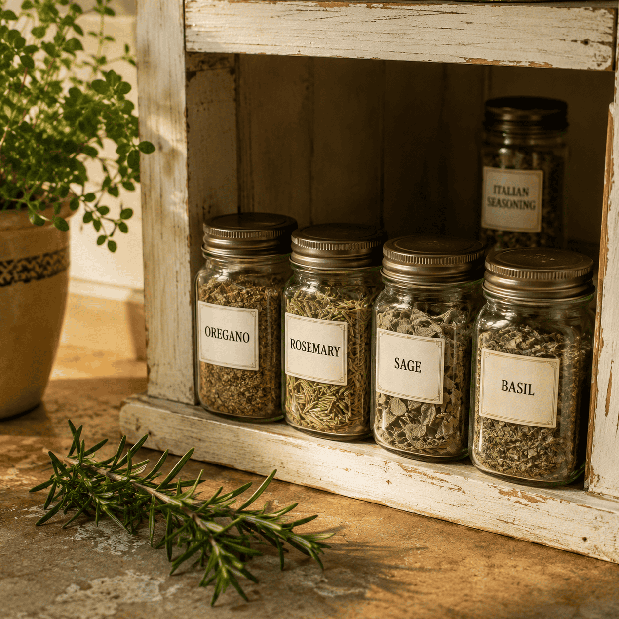 "Italian seasoning" out of one jar