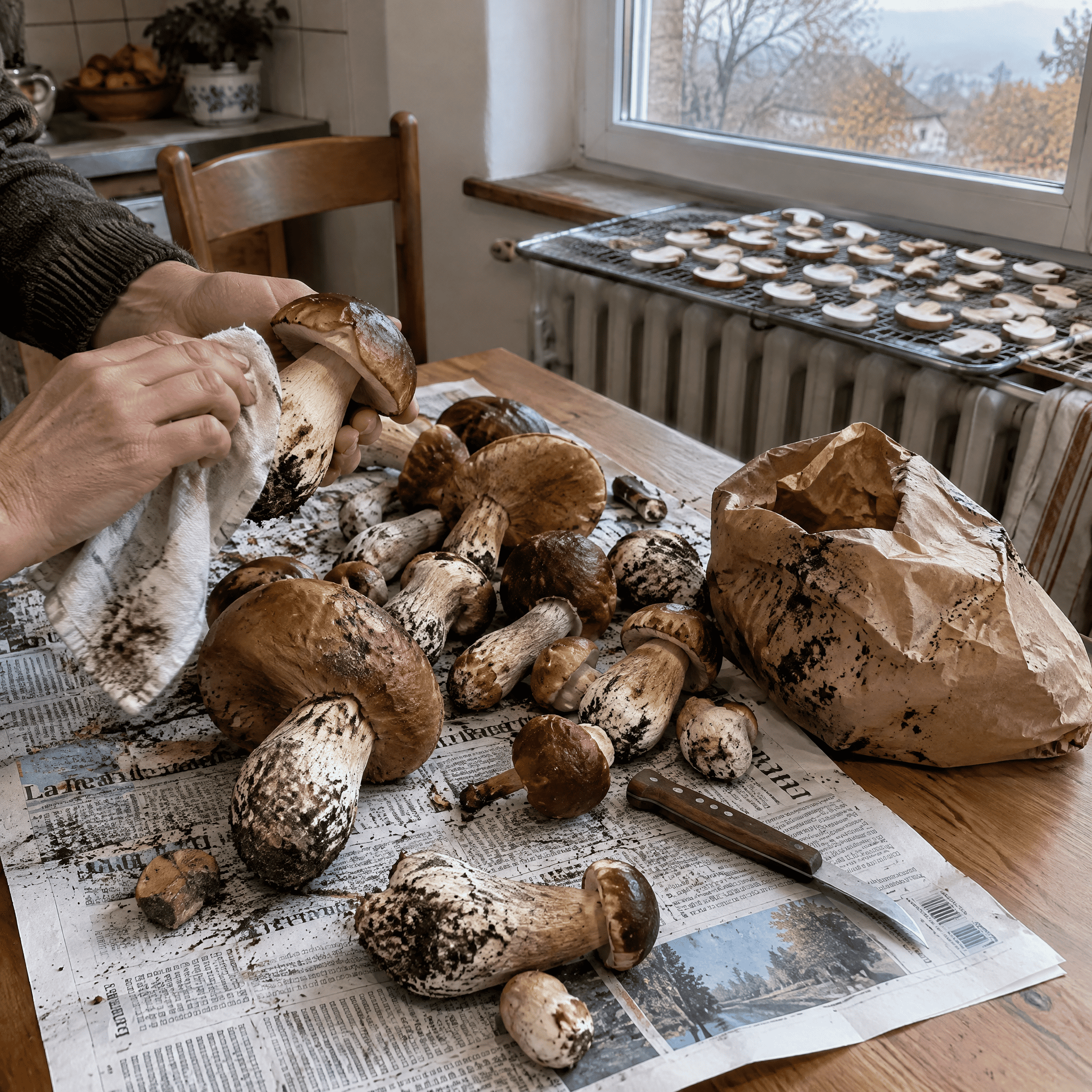 Mushroom Hunting Season Fills the Kitchen Table